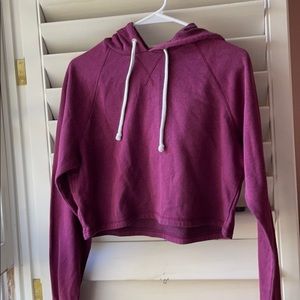 Cropped light hoodie
